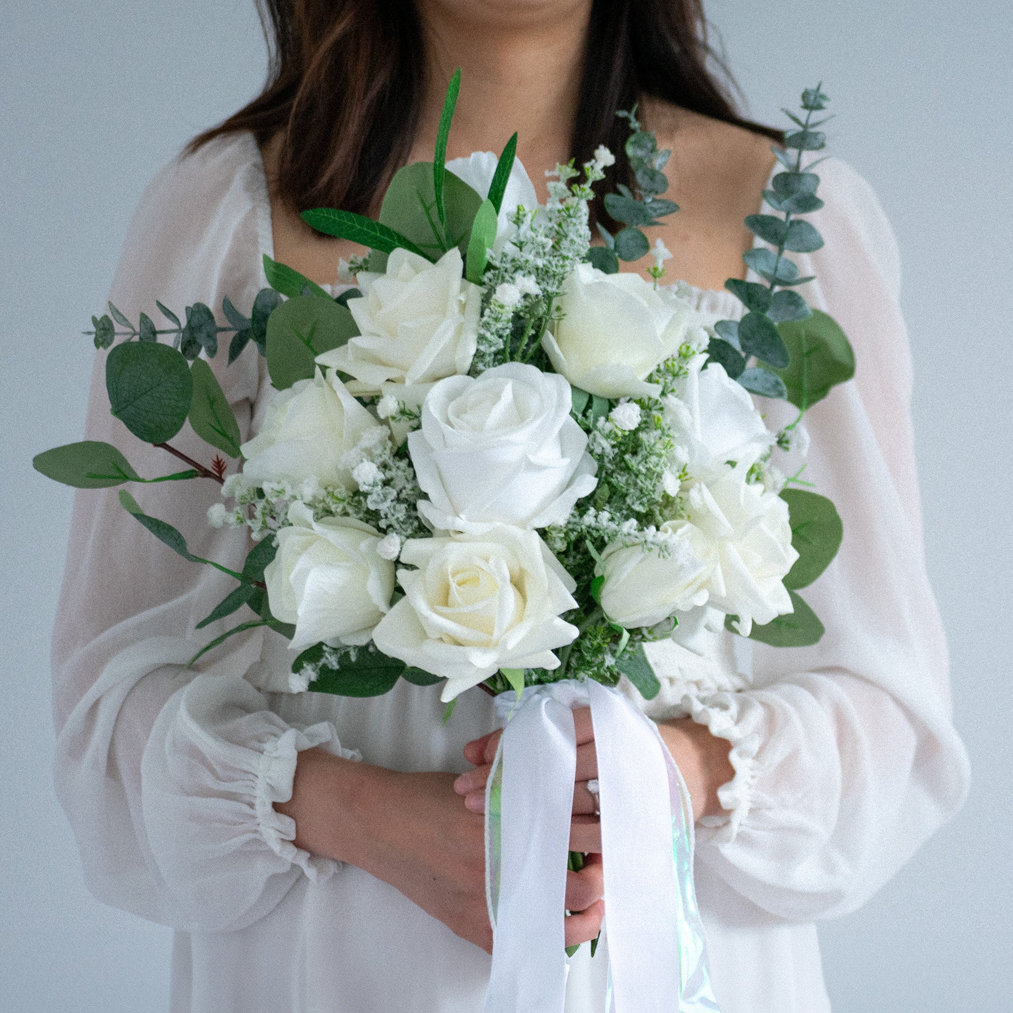 White Bridal Bouquet - Clearance for sale