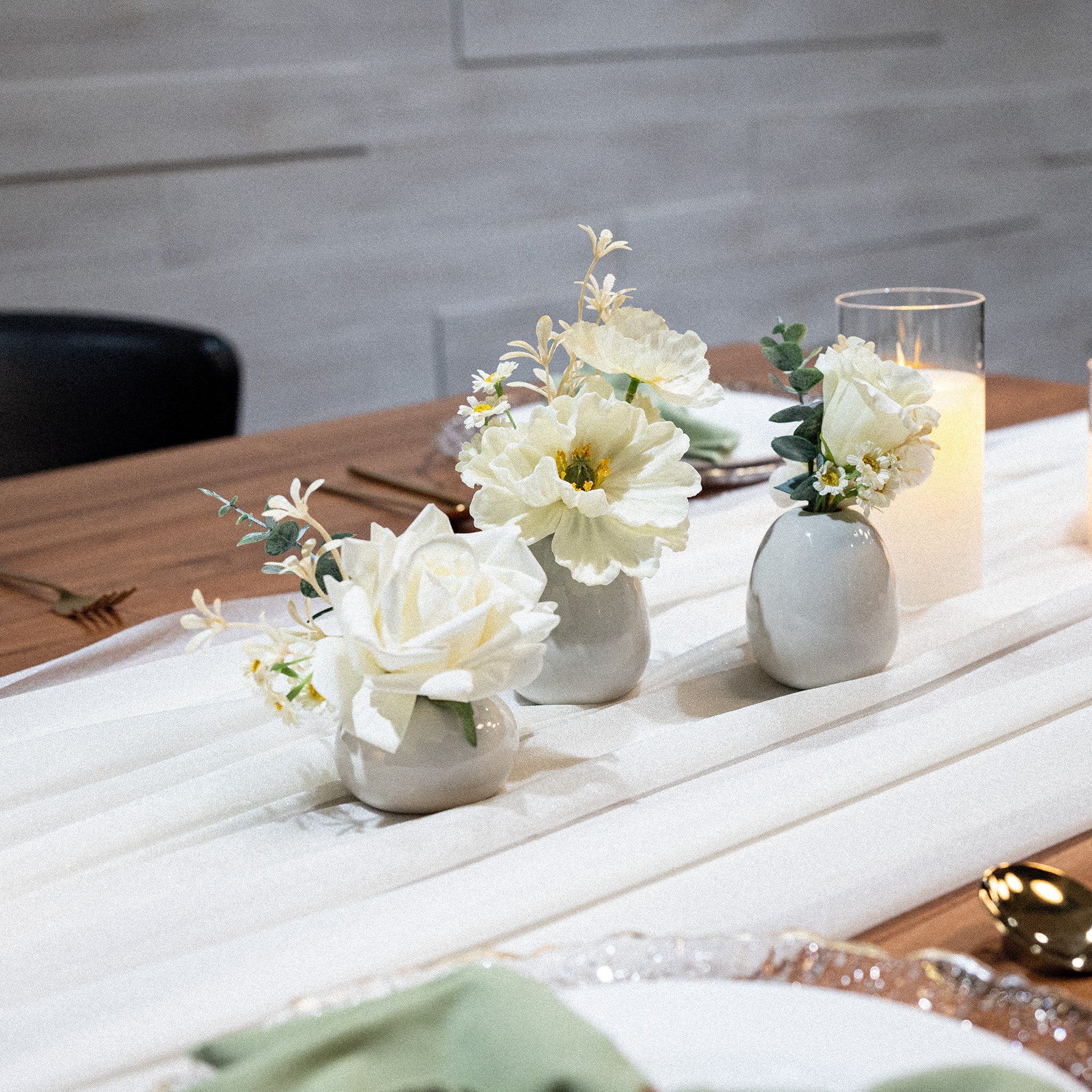 Ivory Dreams Mini Centerpiece