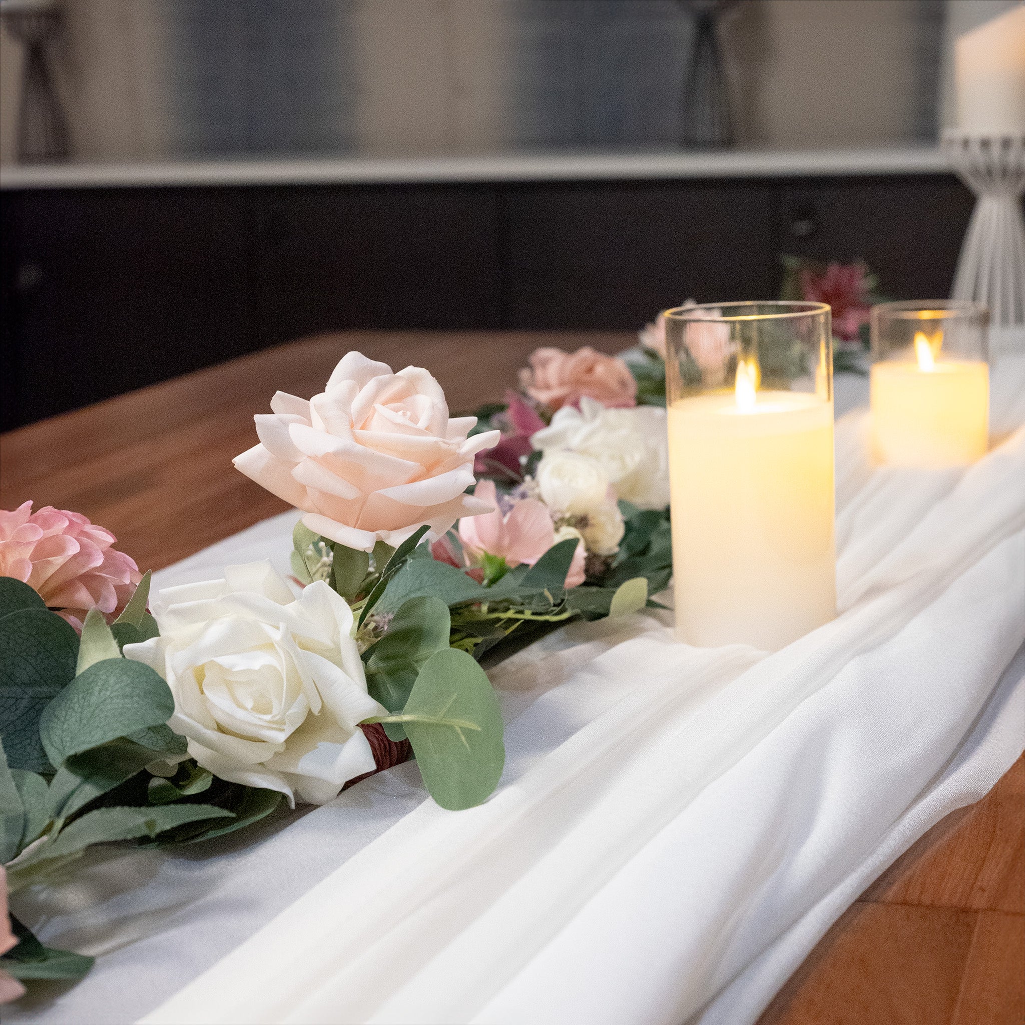 Plum Bliss Sweetheart Table Garland - Clearance For Sale