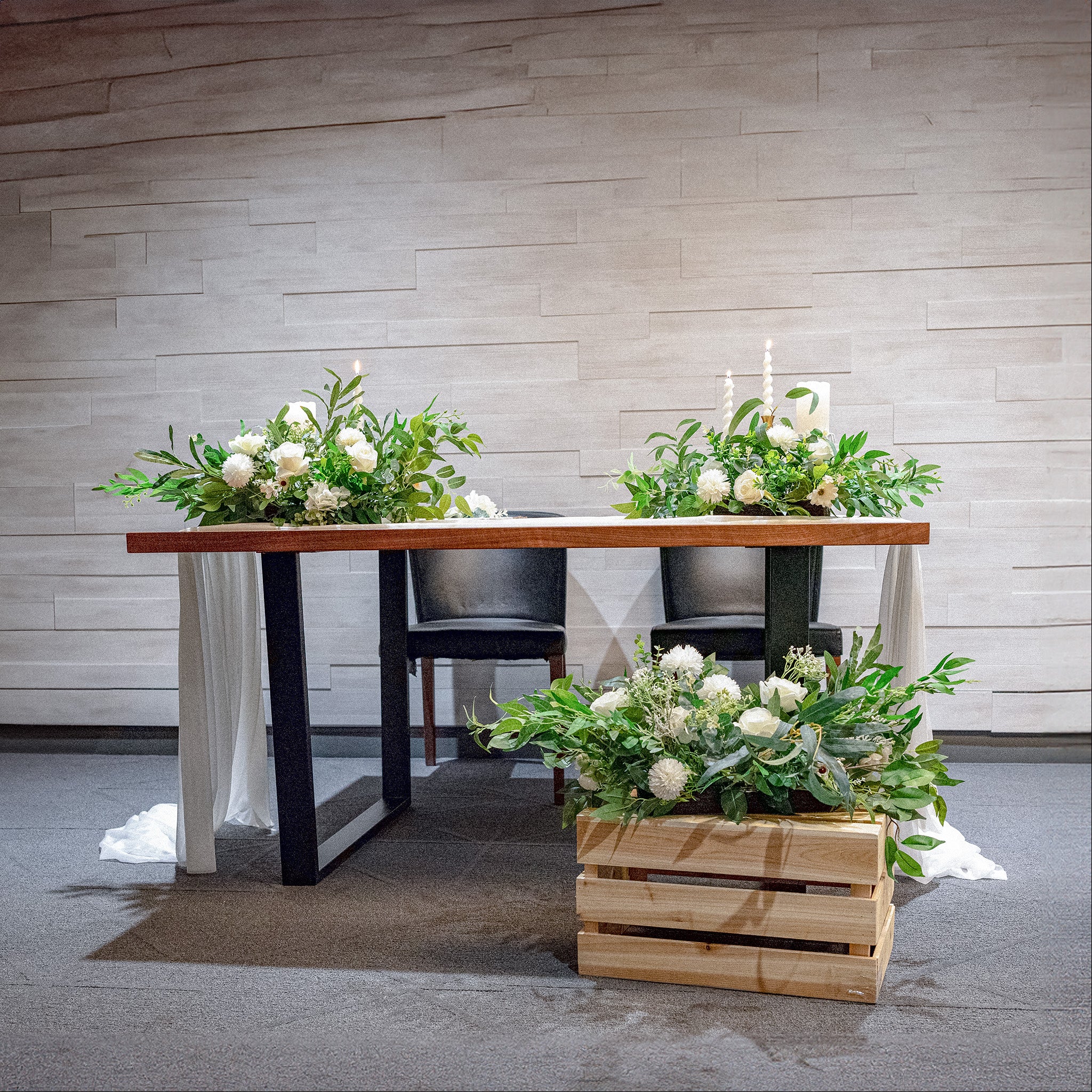 Ivory Dreams Sweetheart Table Three-Piece Set