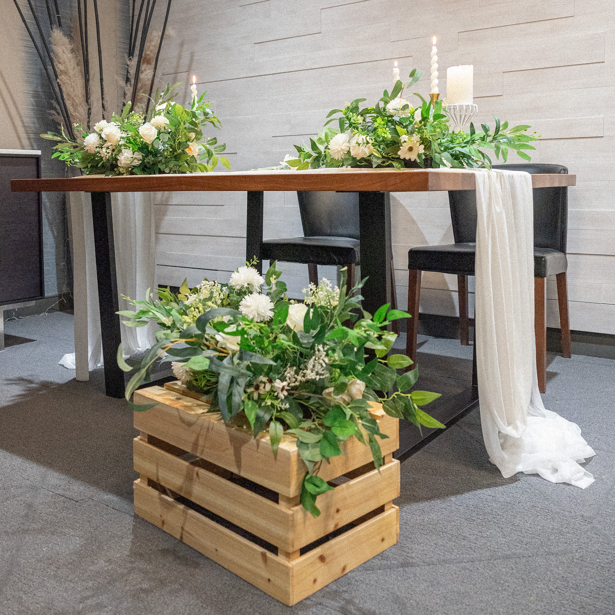 Ivory Dreams Sweetheart Table Three-Piece Set