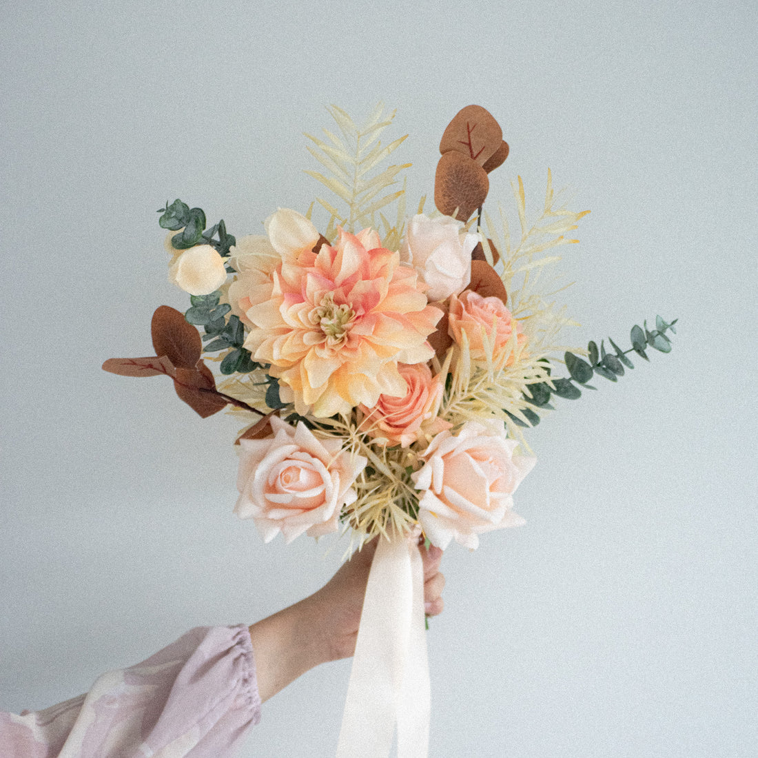 Rosy Sunset Bridesmaid Bouquet
