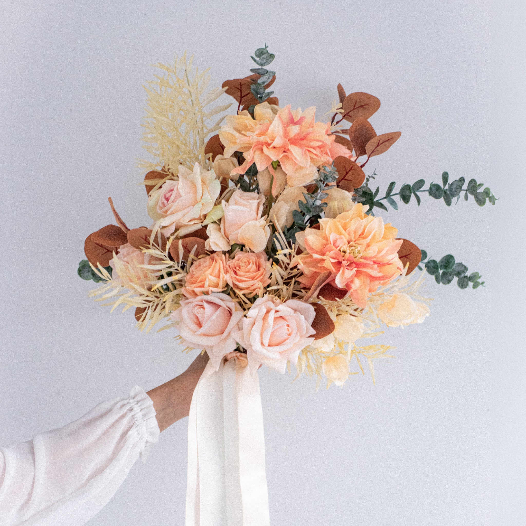 Rosy Sunset Bridal Bouquet