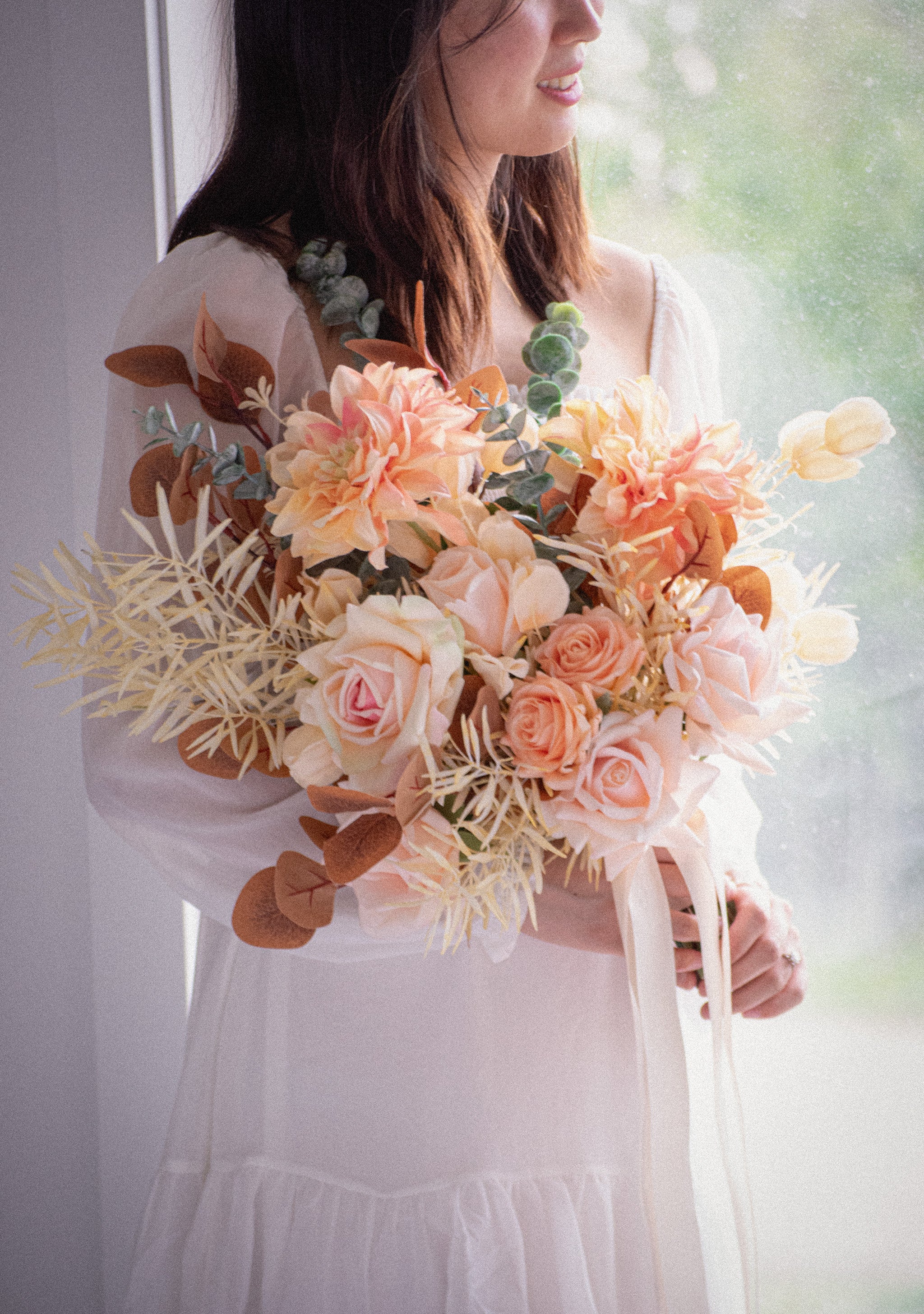 Rosy Sunset Bridal Bouquet