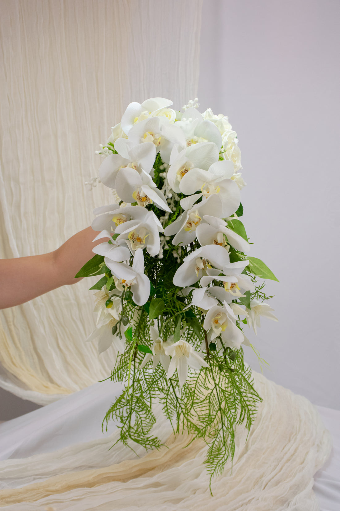 Misty waterfall bouquet