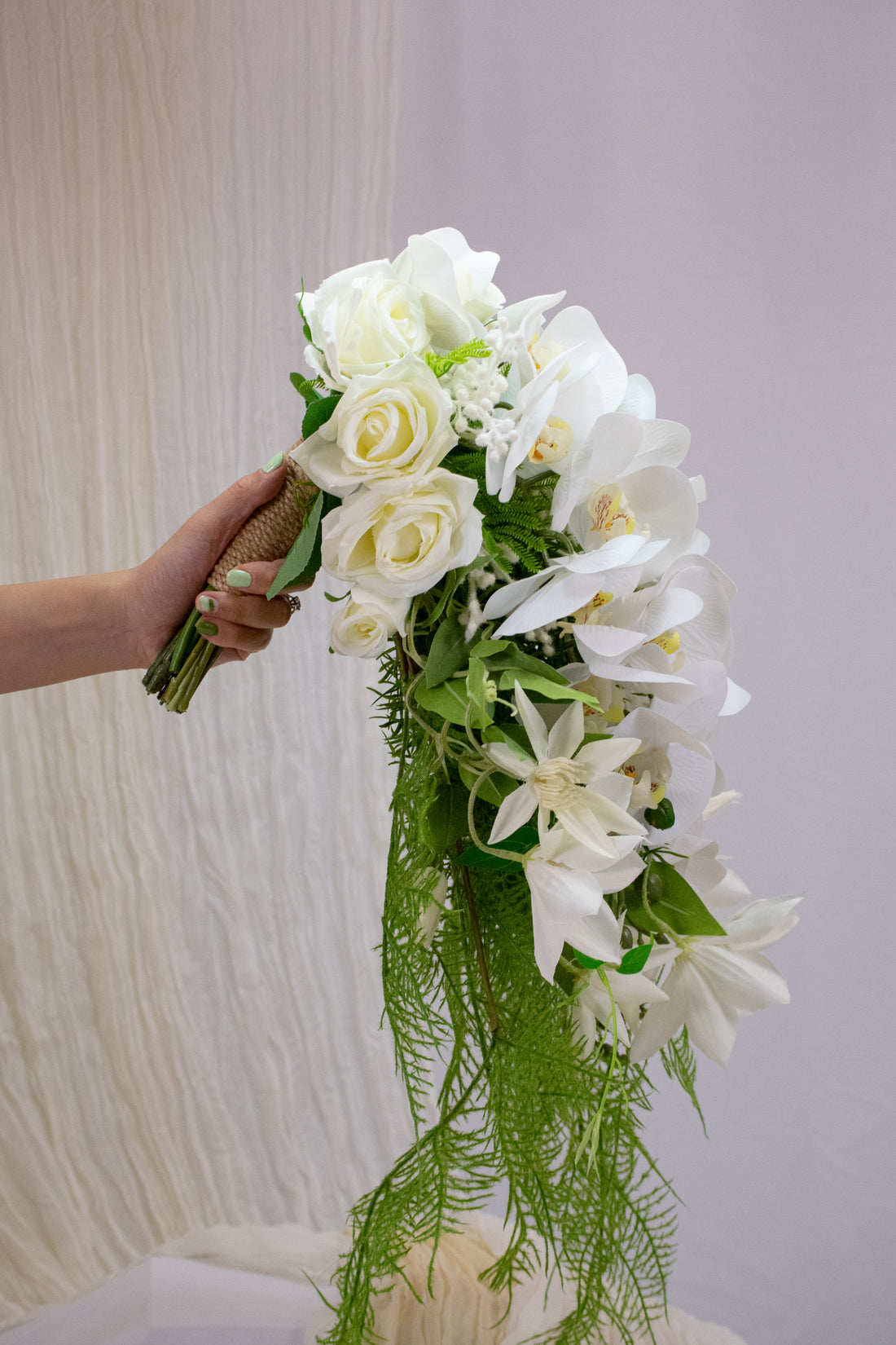 Misty waterfall bouquet