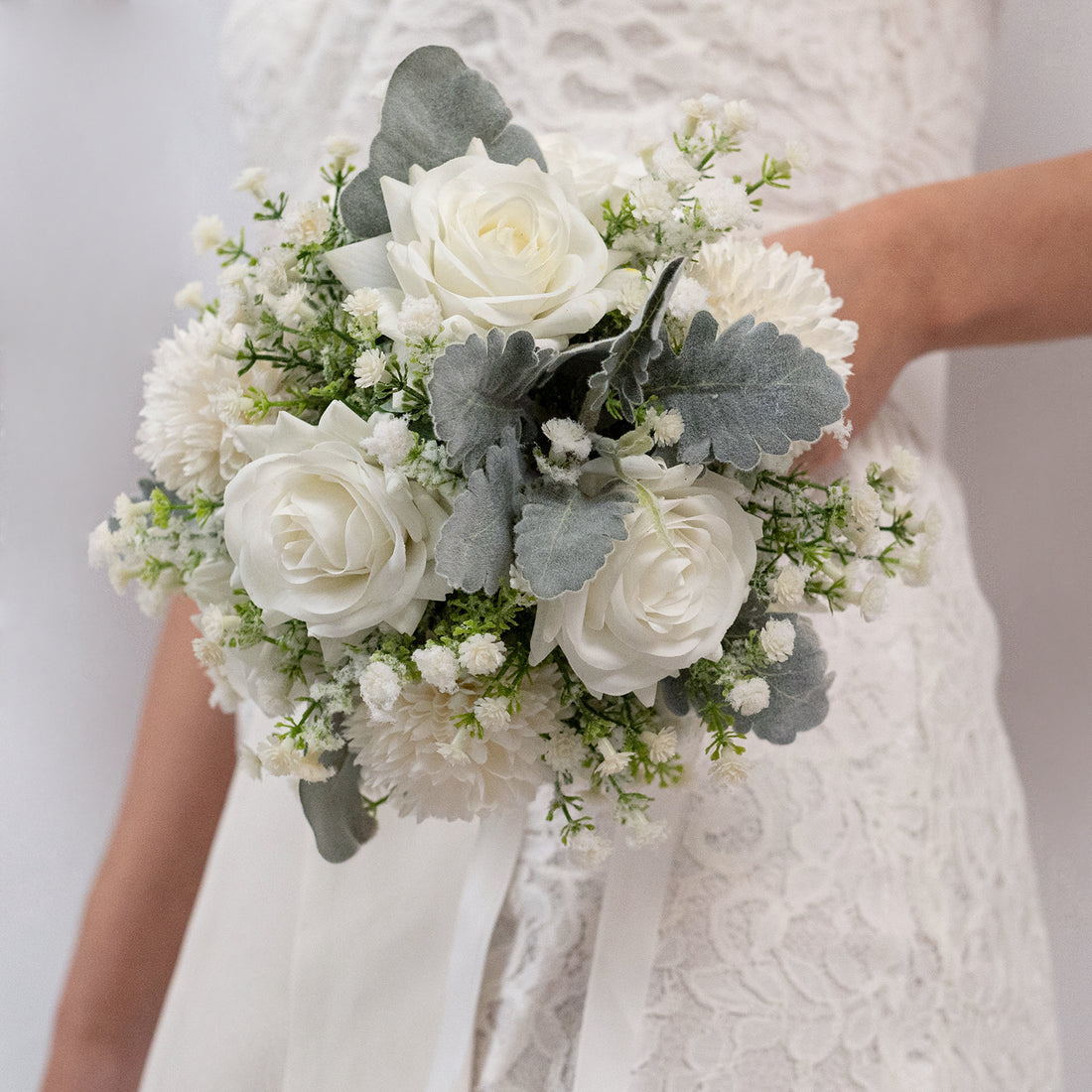 Timeless bouquet with pompom mums, classic roses, and baby&