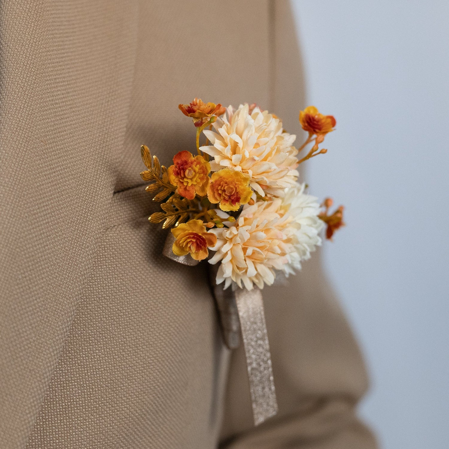 Sunset glow boutonniere - Clearance For Sale