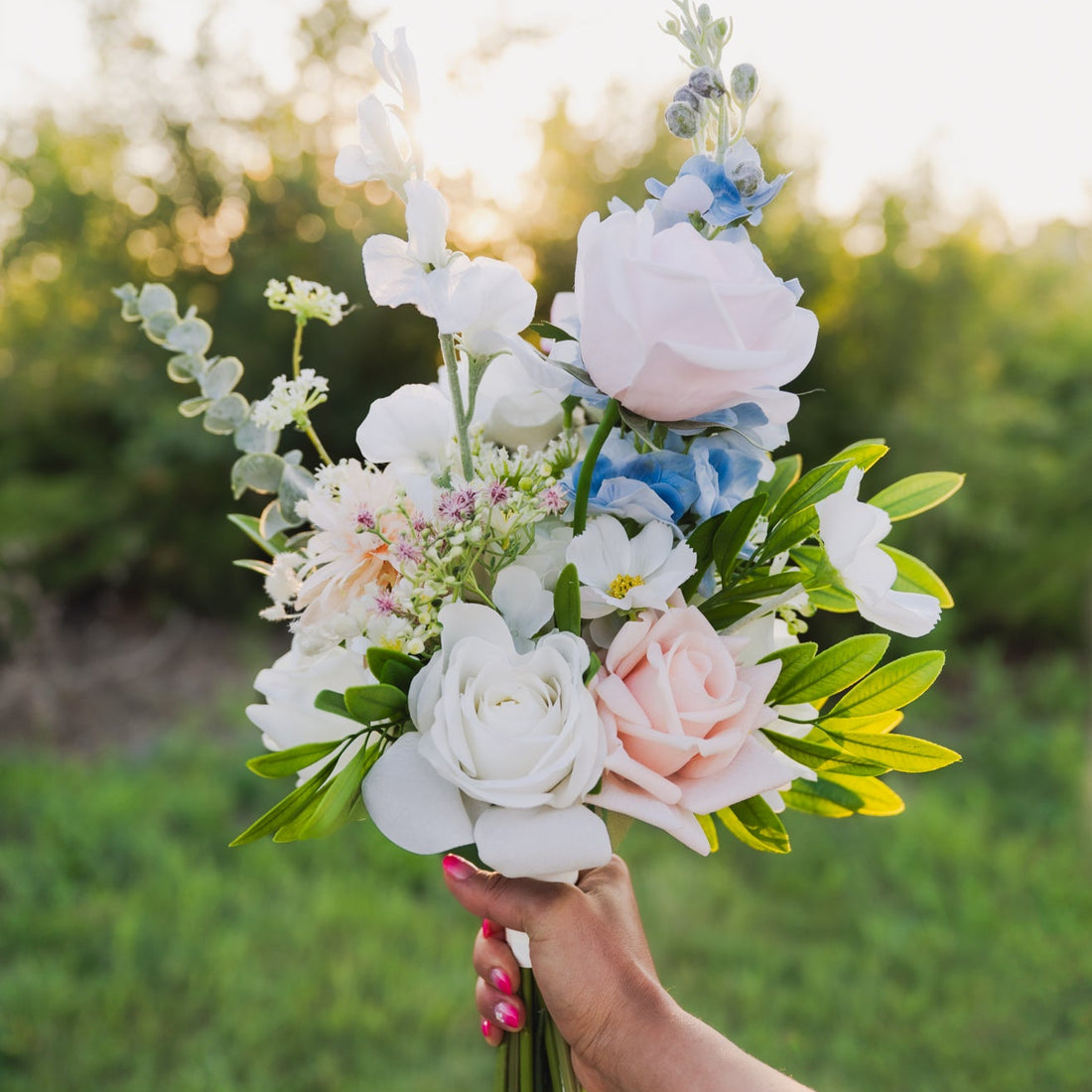 Pastel Petals Bridesmaid Bouquet