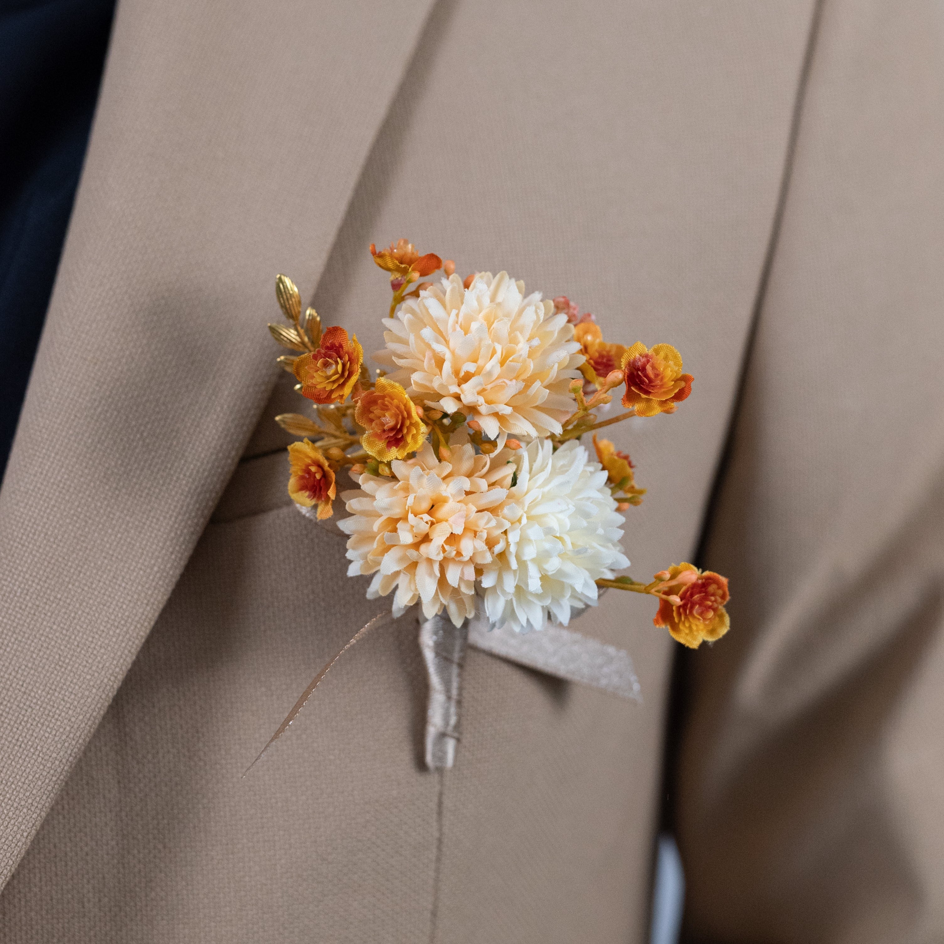 Sunset glow boutonniere - Clearance For Sale