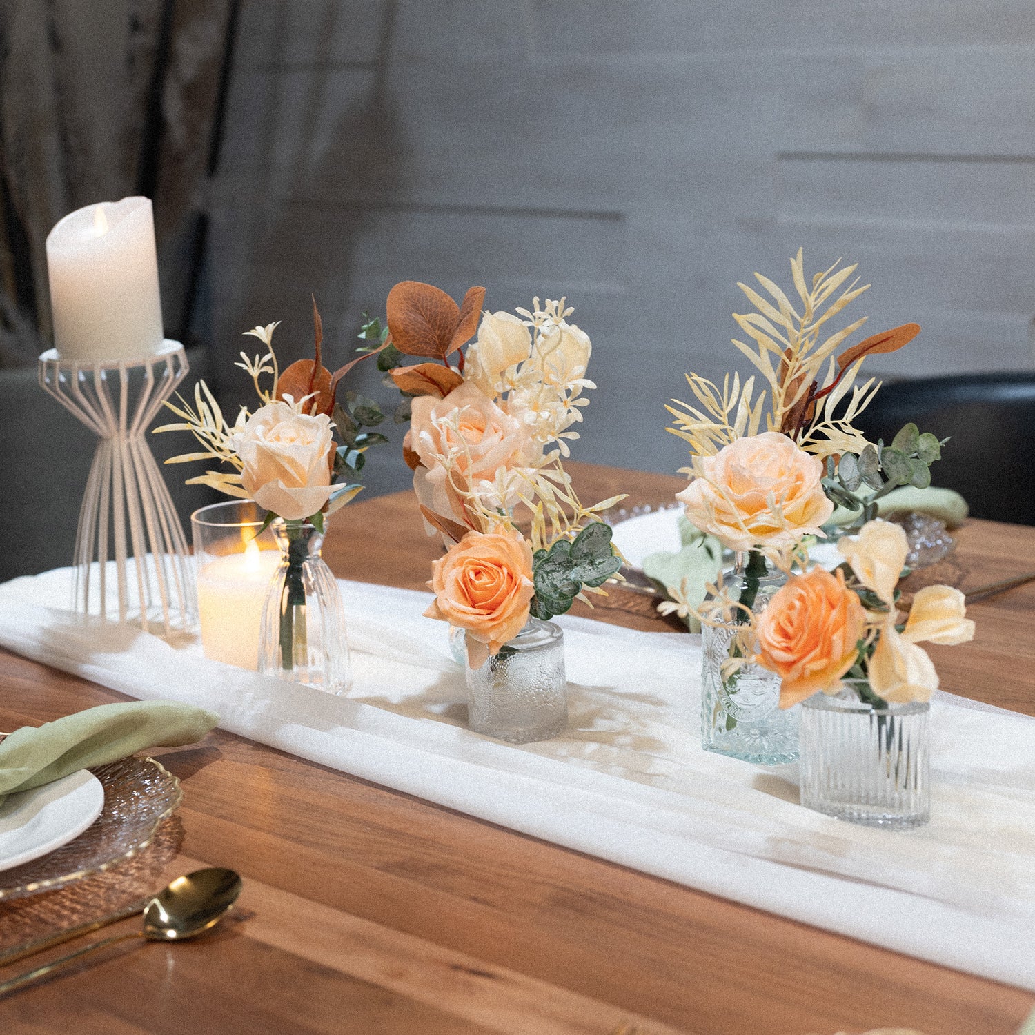 Rosy Sunset Mini Centerpiece