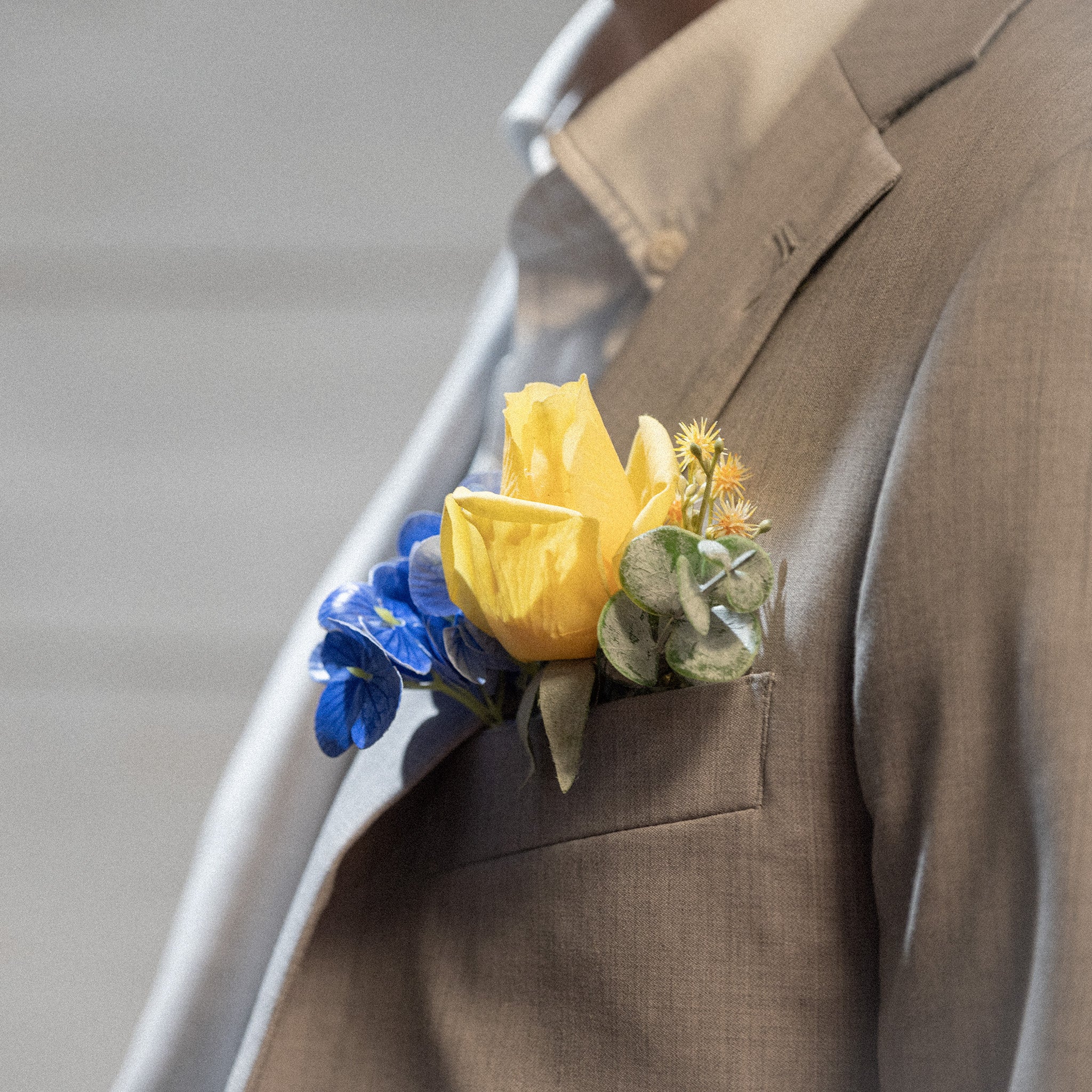 Seaside Breeze Groomsmen Boutonniere