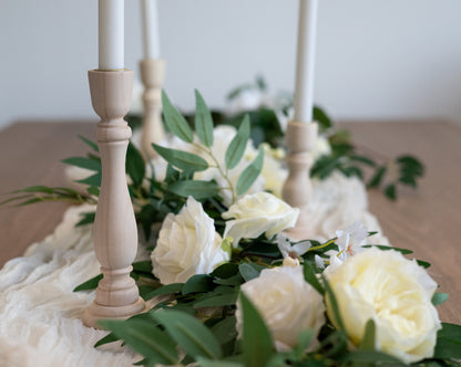 White Table Runner