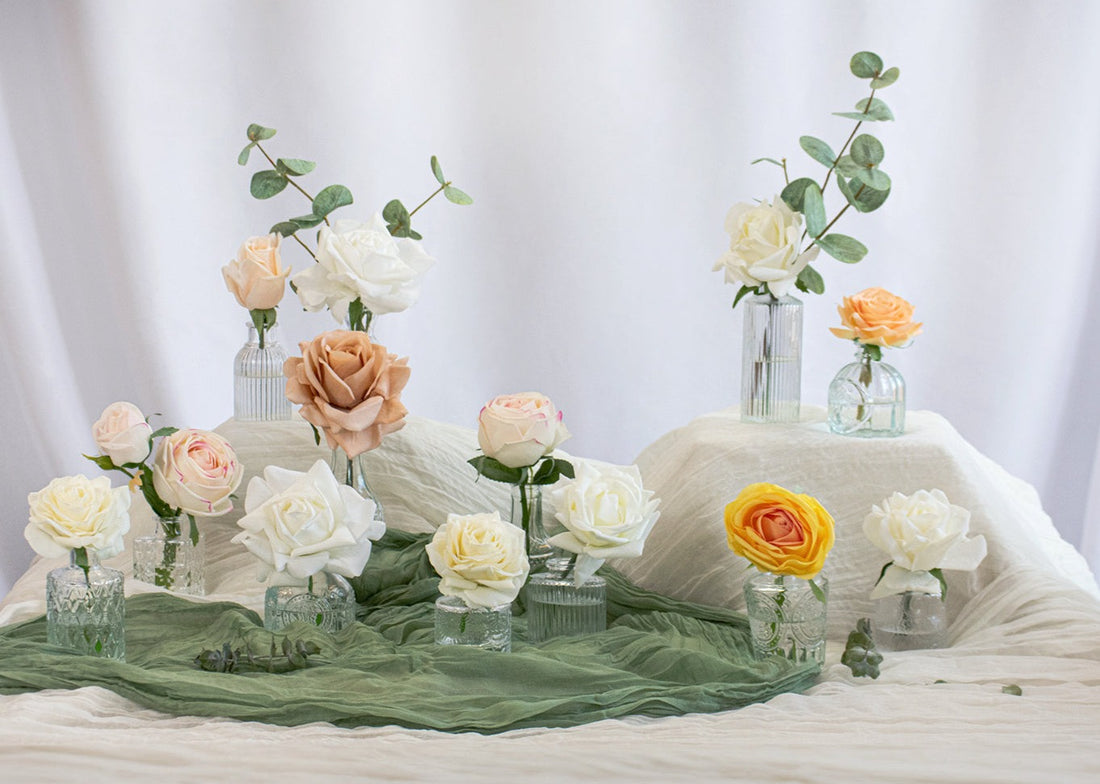 Roses in harmony 12-piece centerpiece set
