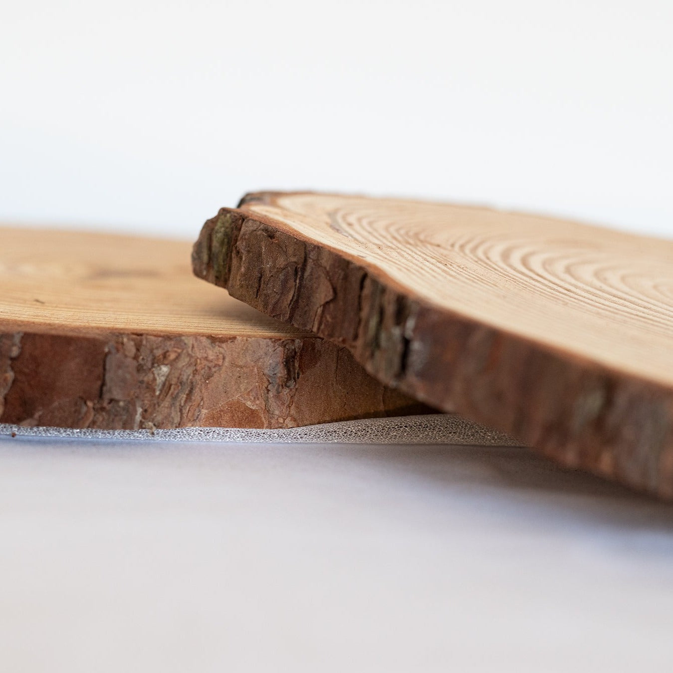 Natural Wood Slice Centerpiece